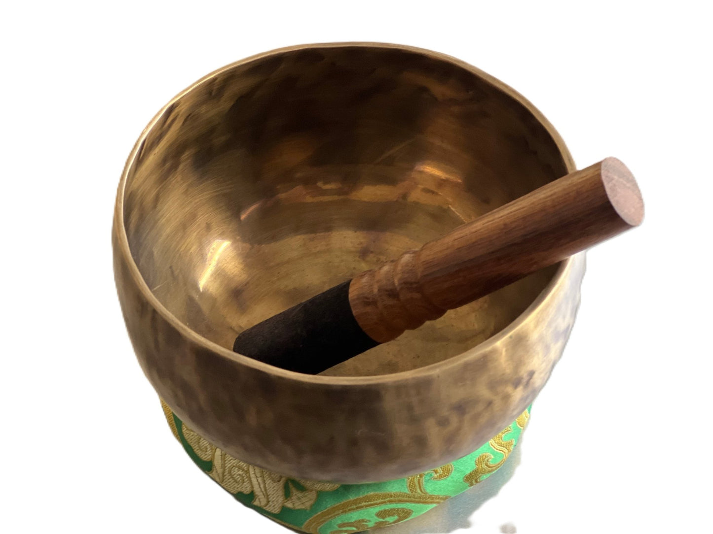 HAND HAMMERED TIBETAN SINGING BOWL SOUND HEALING WITH FREE CUSHION AND MALLET - Tibetan Thangka Art