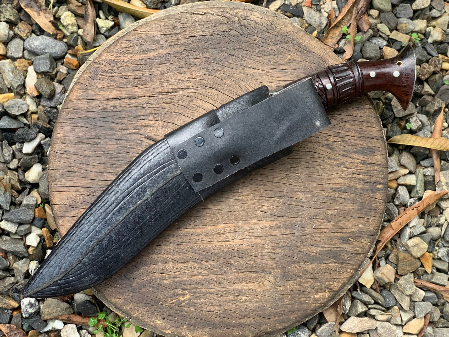 Gurkha Nepal Hand-forged 12-Inch Blade Extra Strong 6 Fuller Ganjawal Khukuri, Kukri Knife Full Tang