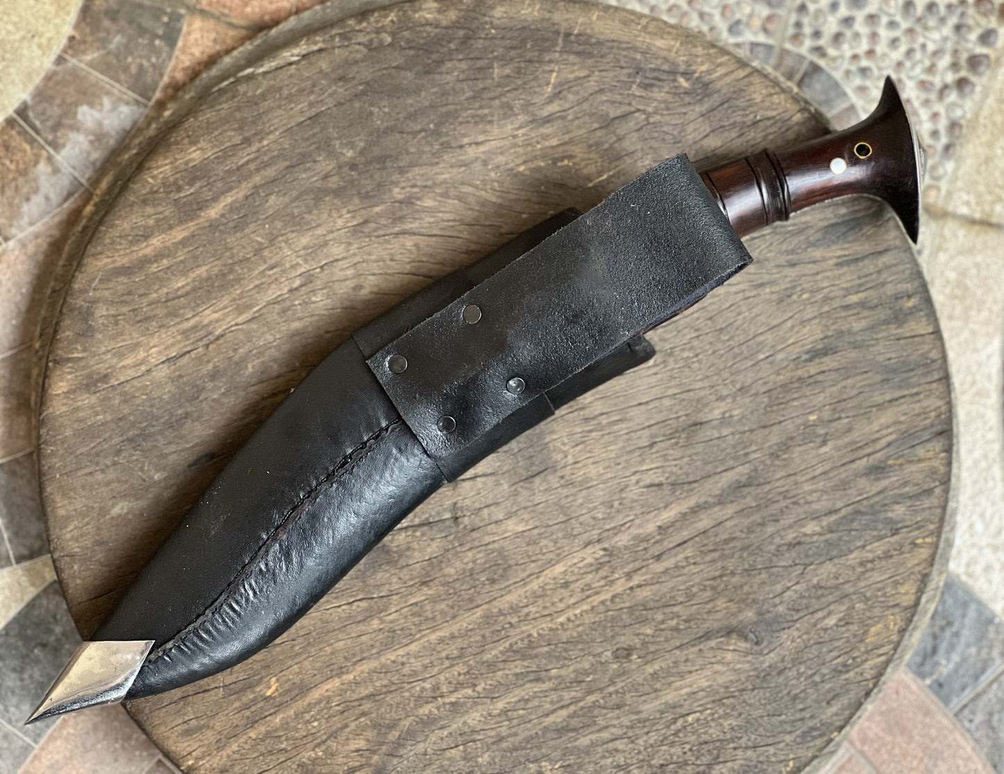 Gurkha Nepal Hand-forged Classic Service Khukuri/Khukr/ Kukri Knife/Utility Knife 10-Inch Full Tang