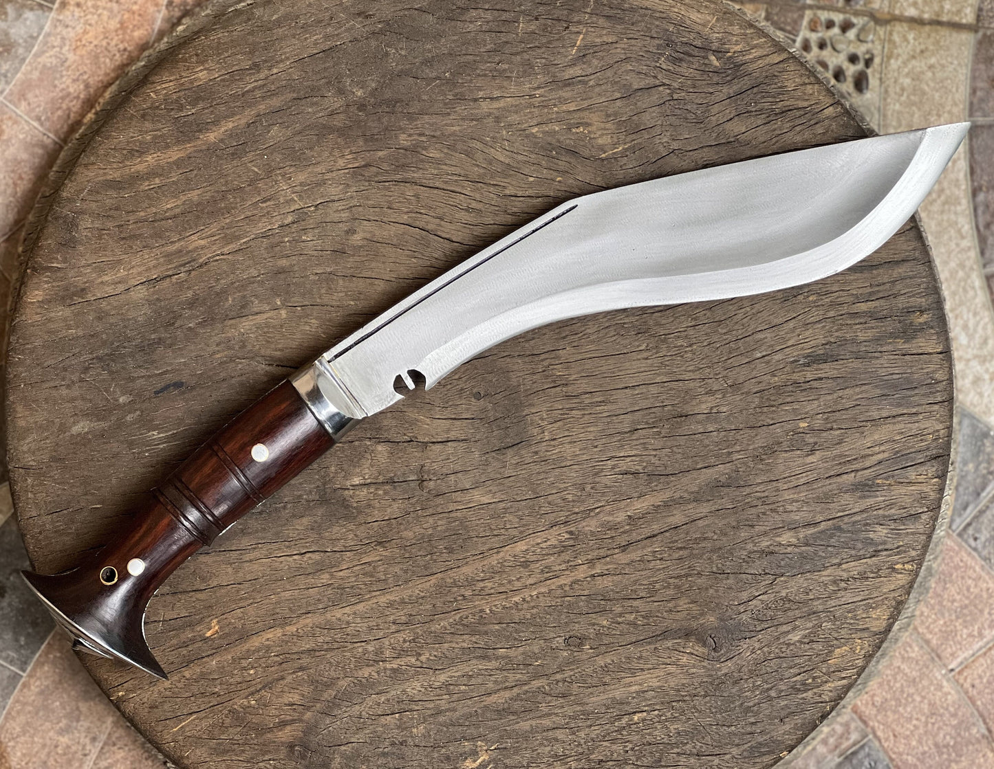 Gurkha Nepal Hand-forged Classic Service Khukuri/Khukr/ Kukri Knife/Utility Knife 10-Inch Full Tang