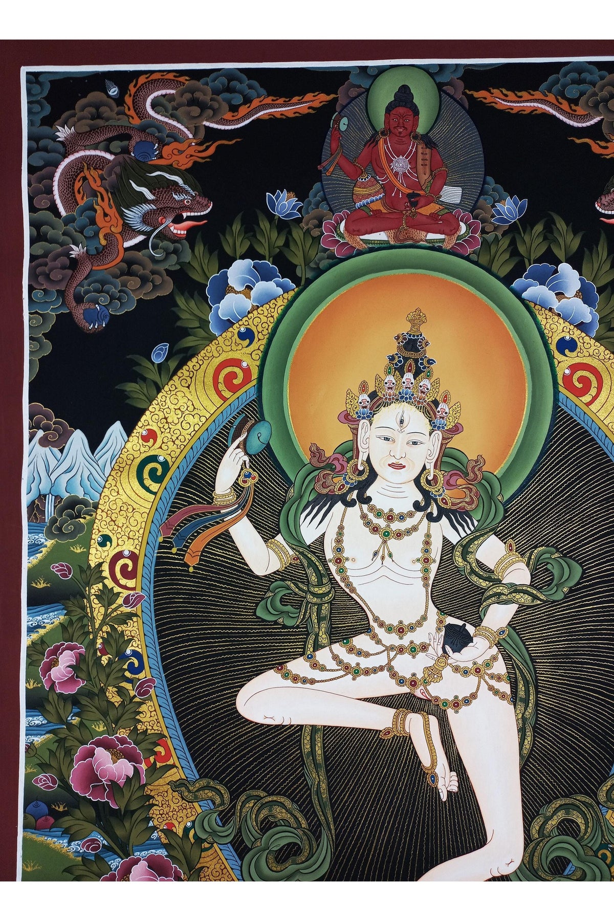 Machig Labdrön Thangka Painting | Hand-Painted Tantric Buddhist Art