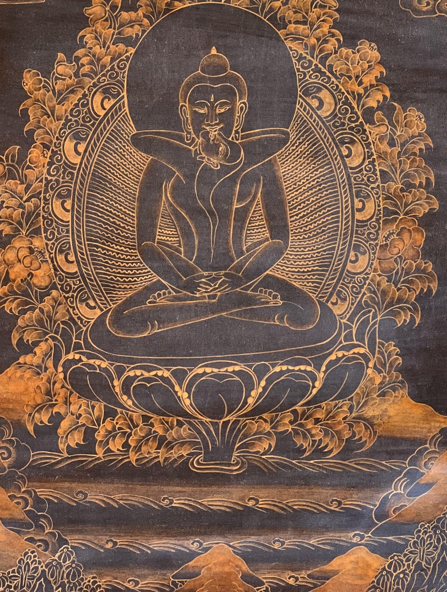 Samantabhadra Thangka Painting | Hand-Painted Buddha Shakti Tibetan Yab-Yum Art