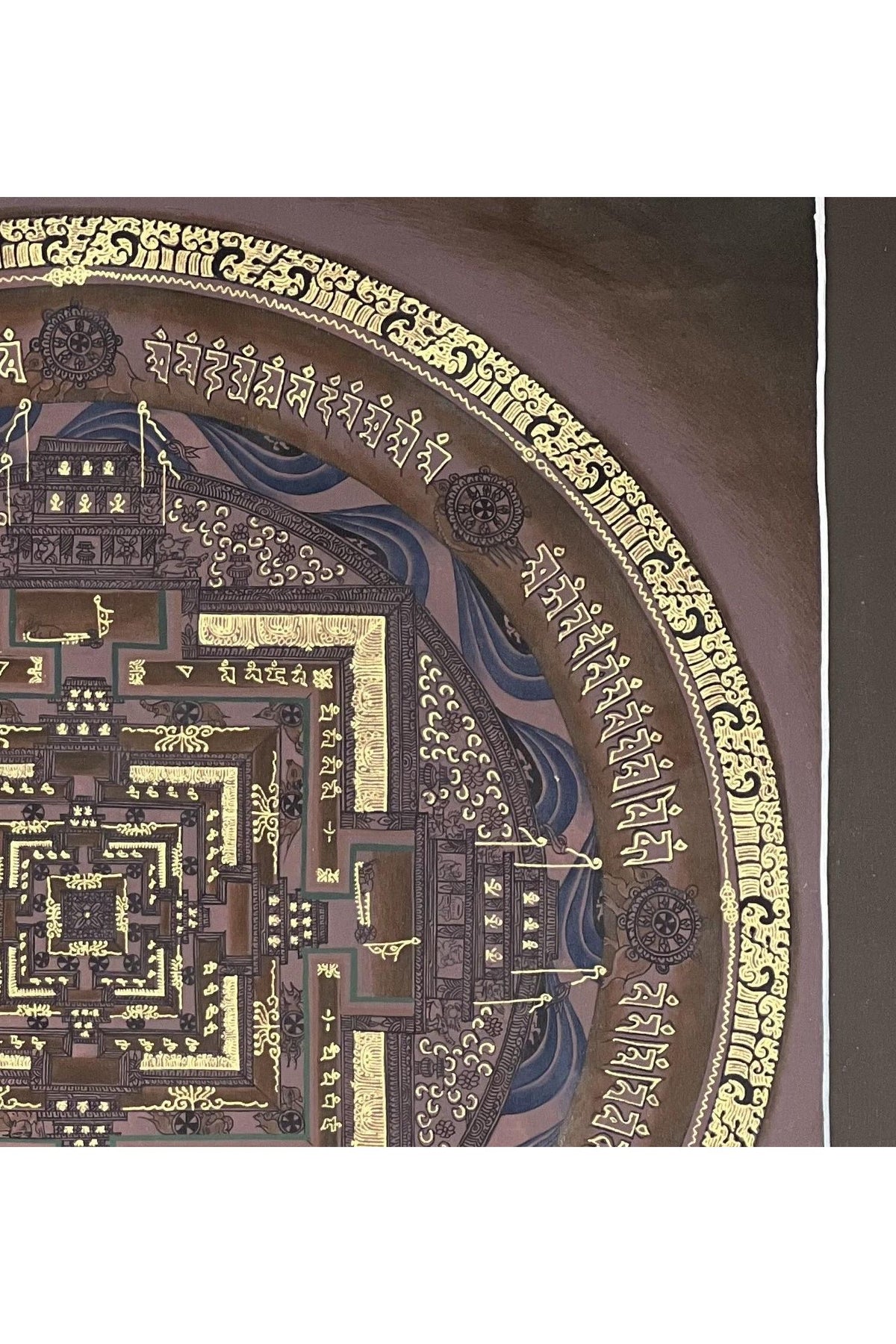 Kalachakra Mandala Thangka | Hand-Painted Tibetan Buddhist Art