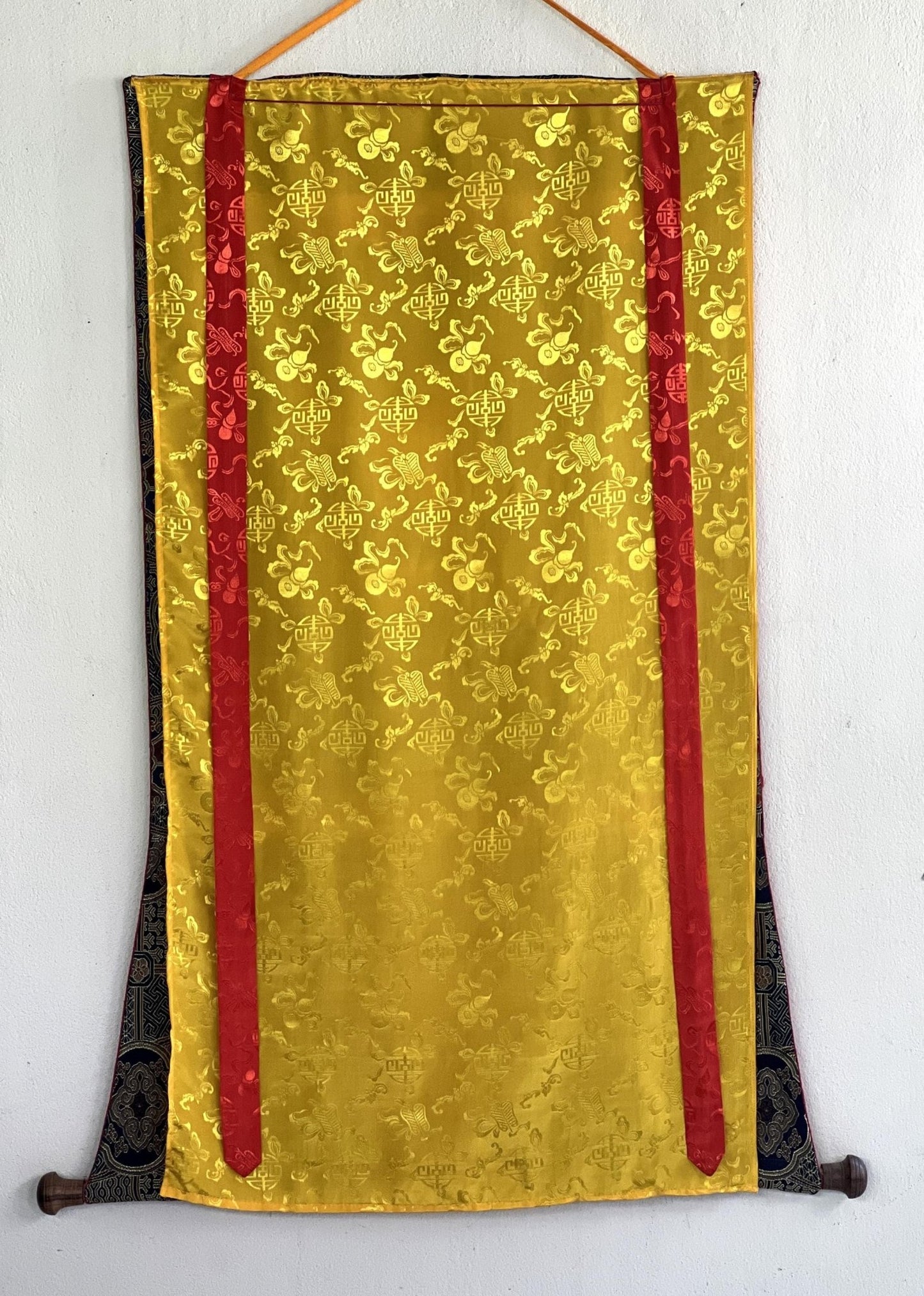 Original Hand - Painted Masterpiece Kurukulla/Kurukulle Mother Buddha Tibetan Thangka Painting Compassion Meditation Art with Silk Brocade - Tibetan Thangka Art