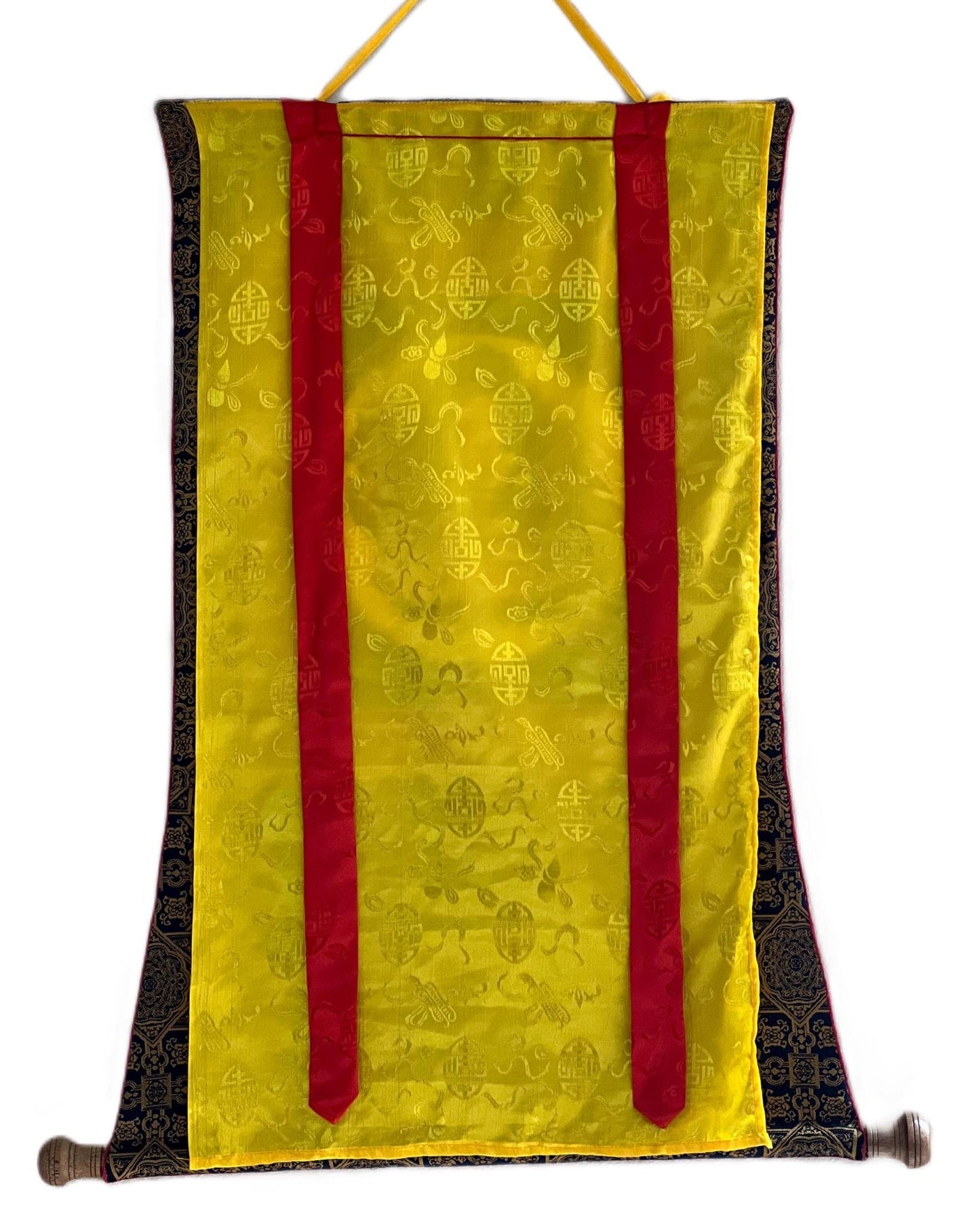 Original Hand - Painted Tsongkhapa/ Chongapa Masterpiece Tibetan Compassion / Meditation Thangka Thanka Painting With High - Quality Silk Frame - Tibetan Thangka Art