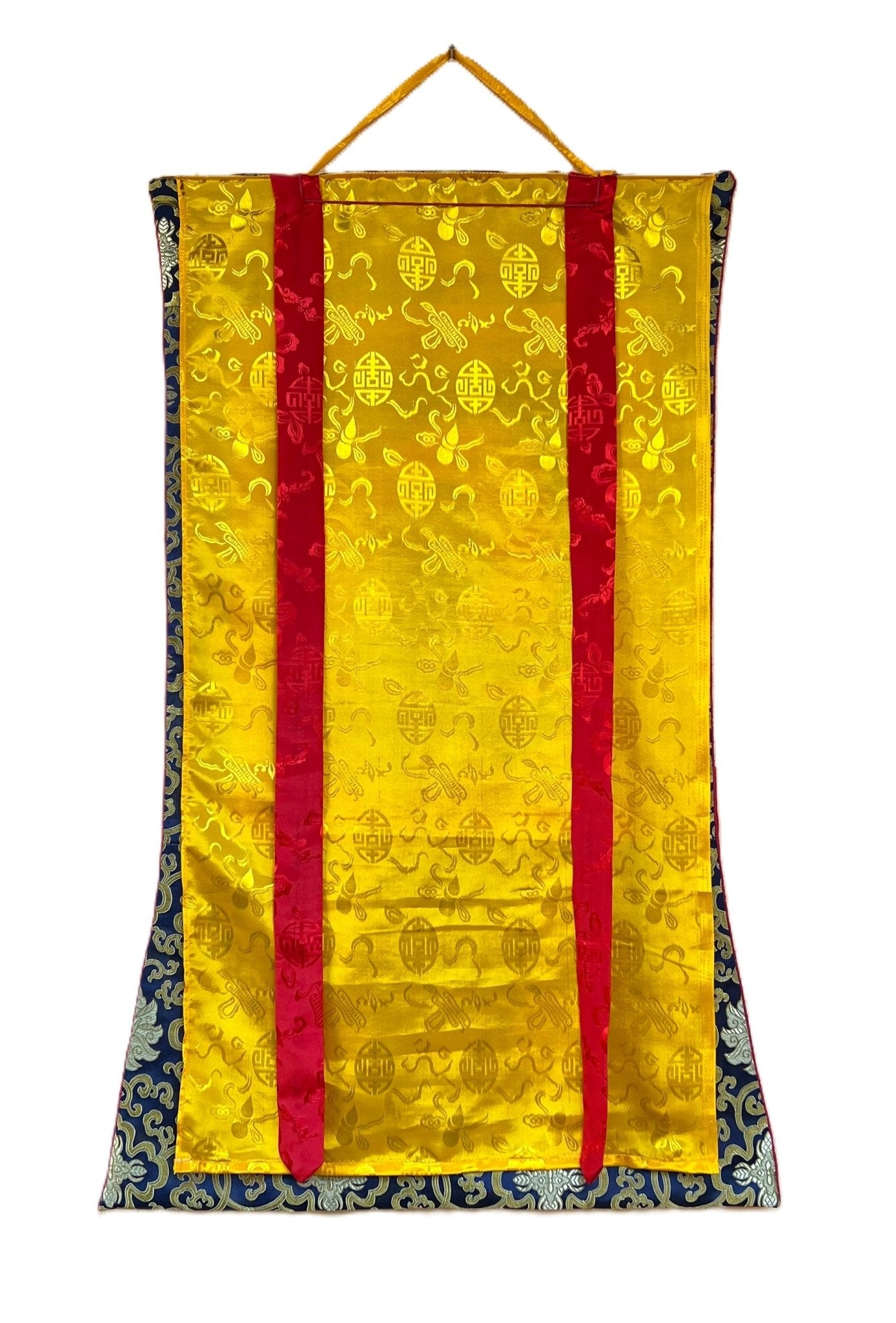 Original Hand Painted VAJRAPANI Meditation Wall hanging Tibetan Thangka / Thanka Painting with Premium Silk Framed - Tibetan Thangka Art