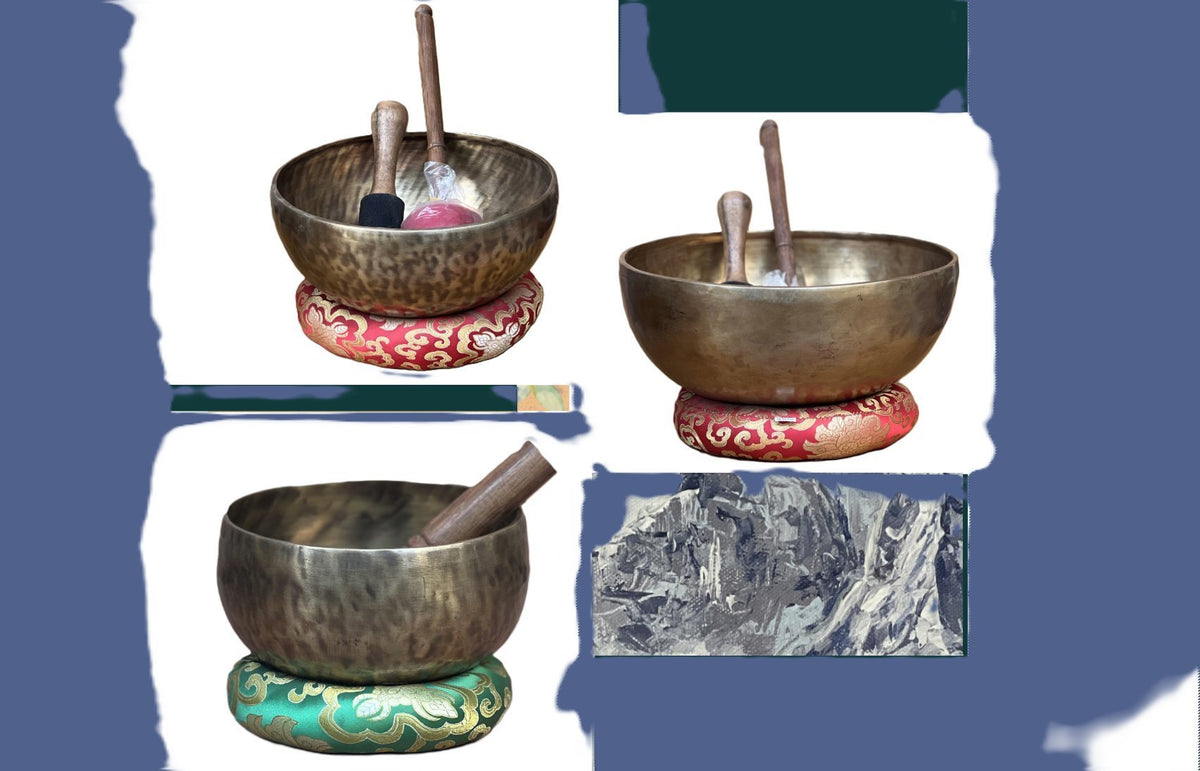 Singing Bowls - Tibetan Thangka Art