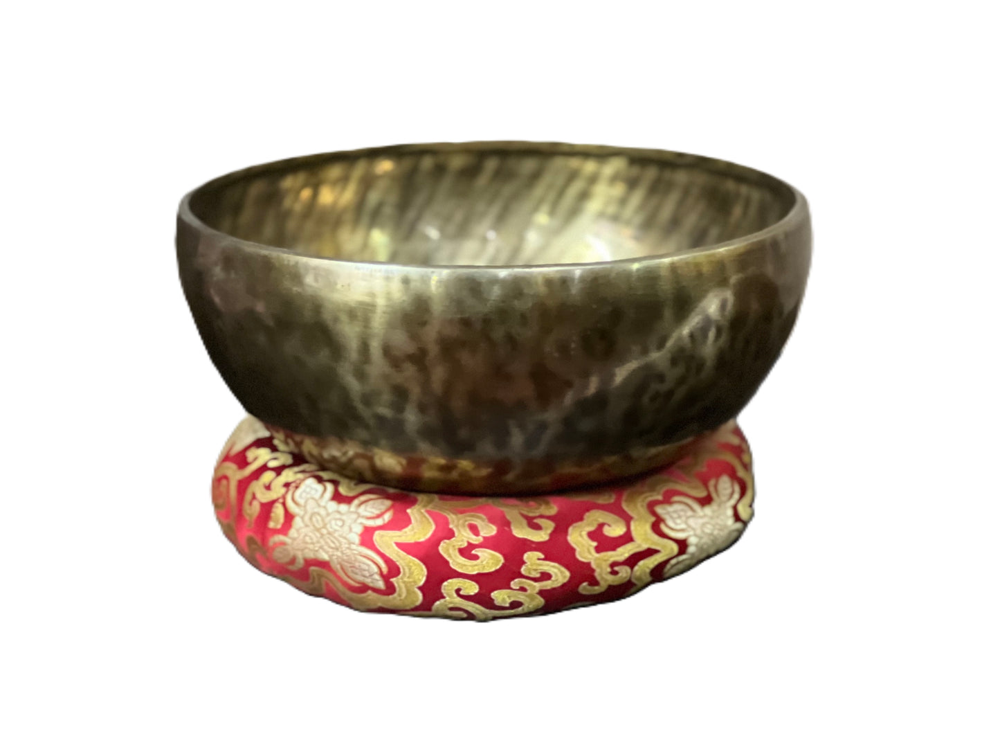 HAND HAMMERED TIBETAN SINGING BOWL SOUND HEALING WITH FREE CUSHION AND MALLET