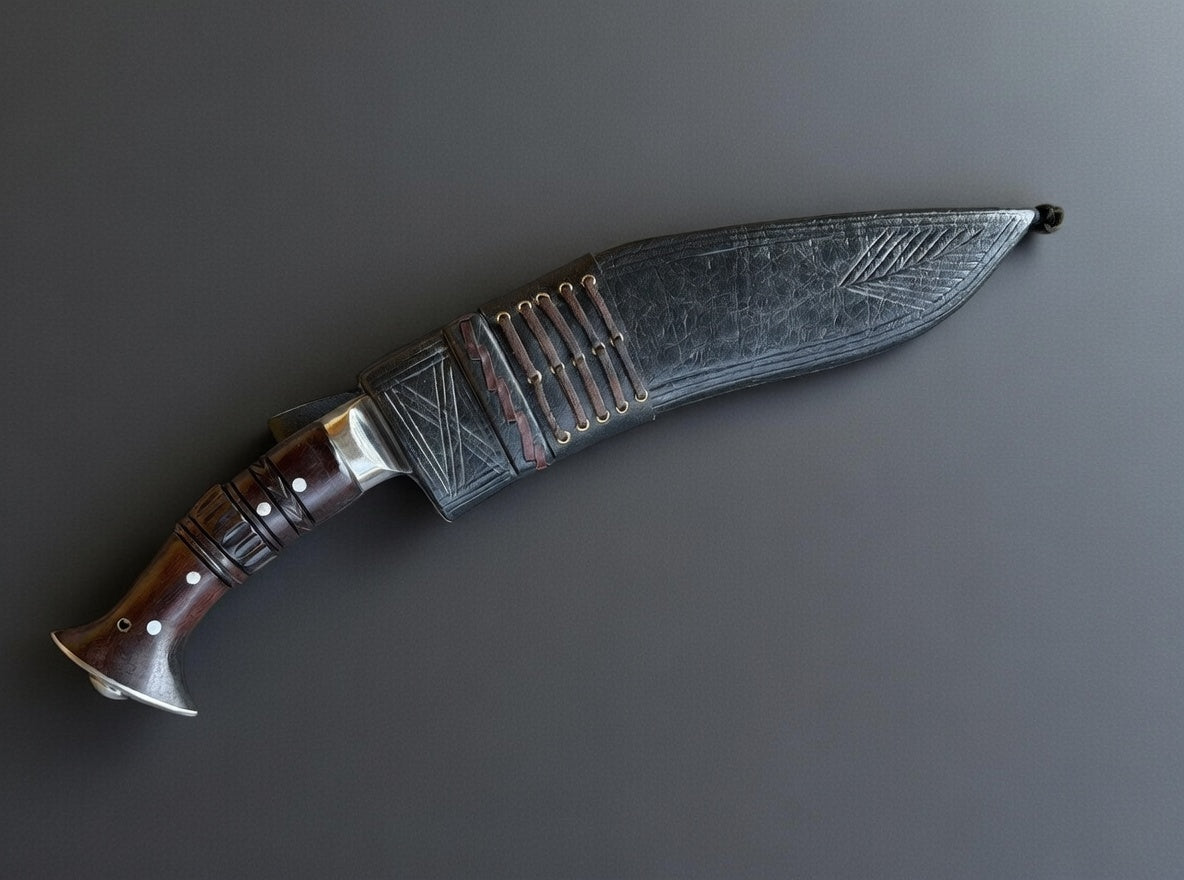 12-Inch Blade Gurkha Nepal Hand-forged High Tempered 6 Fuller Ganjawal Khukuri/ Kukri Knife Full Tang