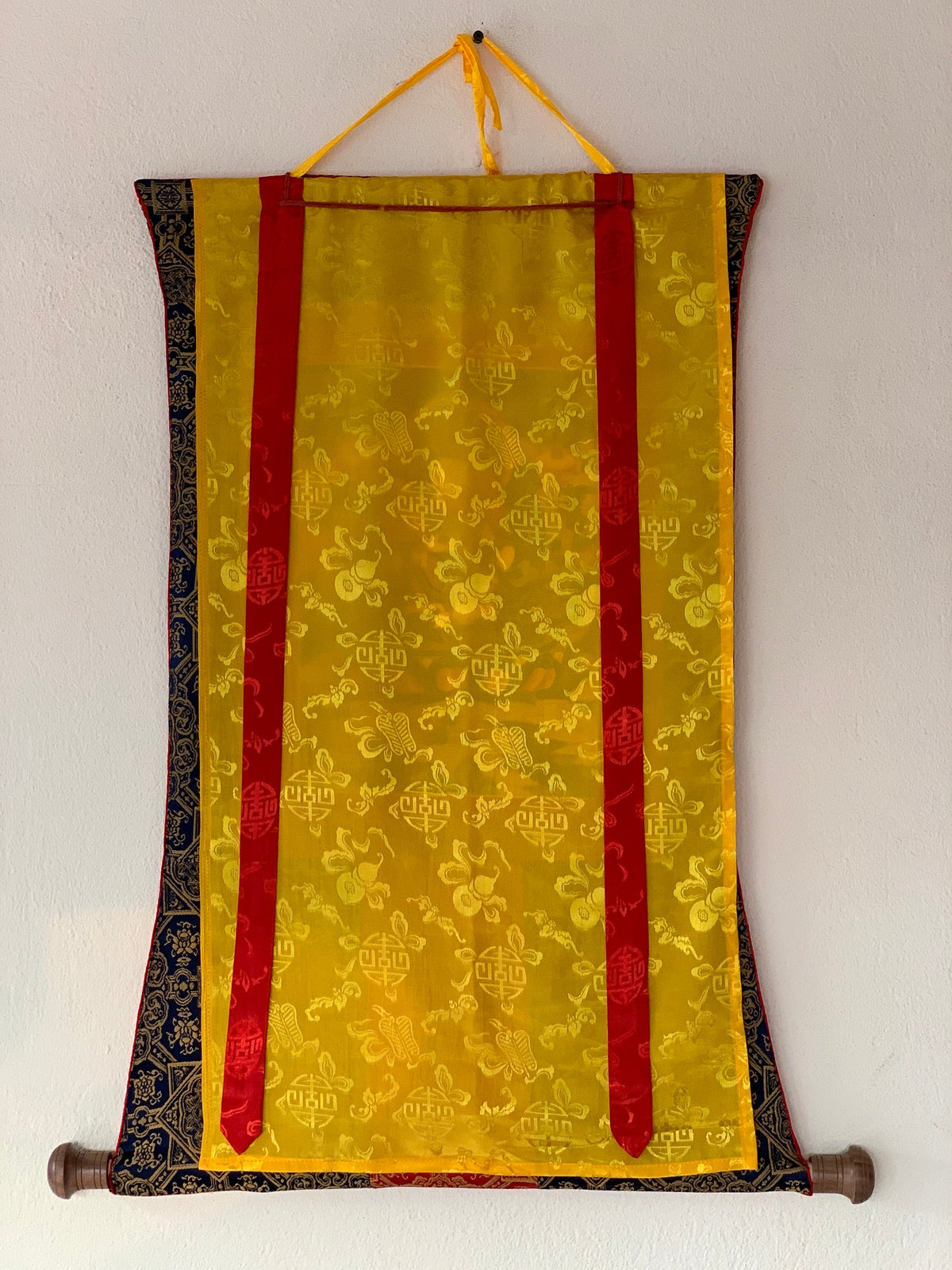 Green Tara Thangka Painting: Silk Framed Goddess of Compassion