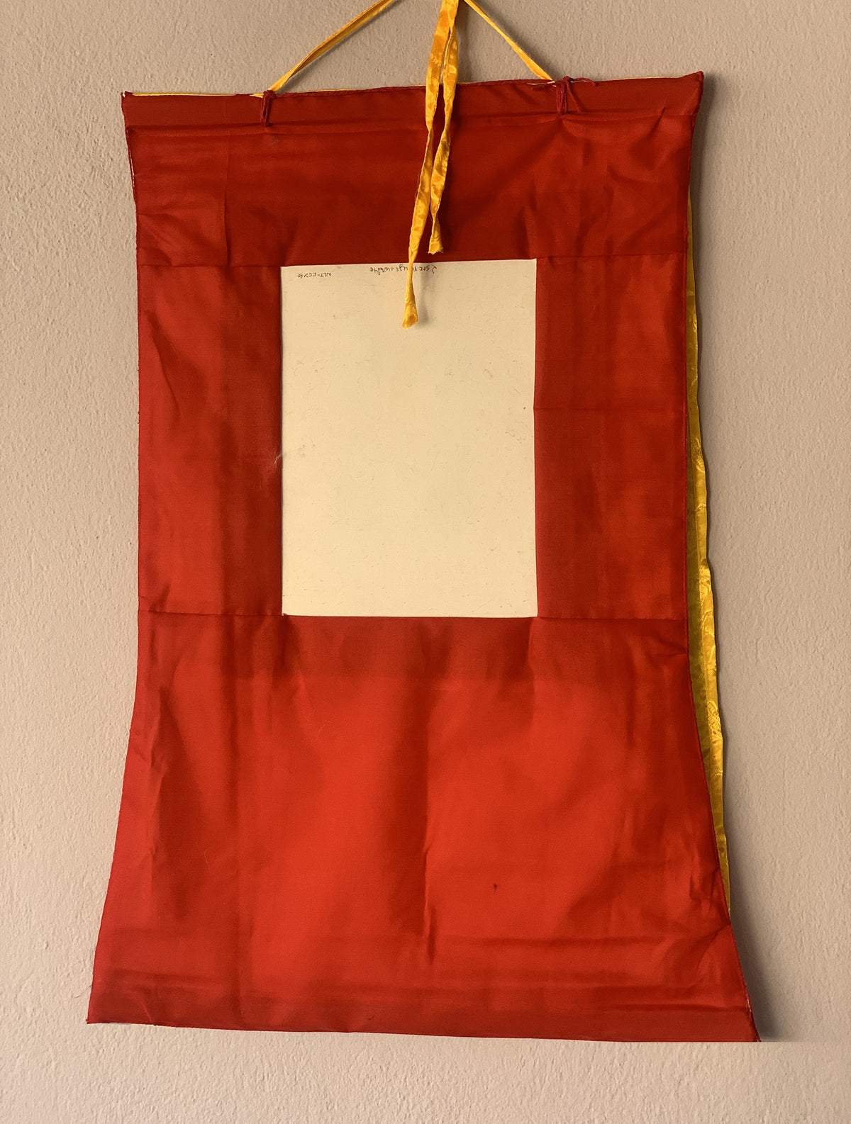 Green Tara Tibetan Thangka Painting, Buddhist Art with Silk Frame