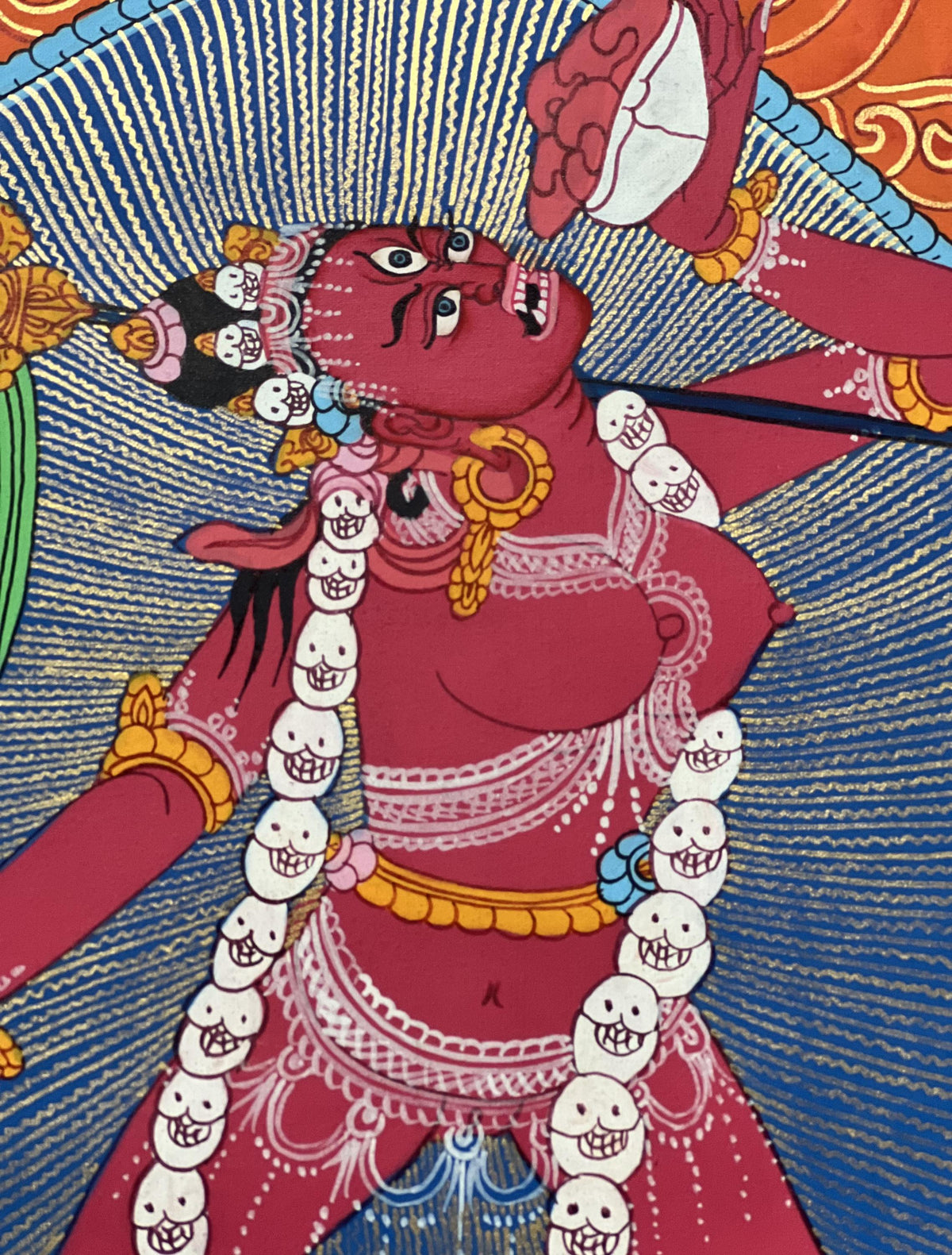Vajrayogini Thangka Painting: Hand-Painted Tibetan Buddhist Tantra Art