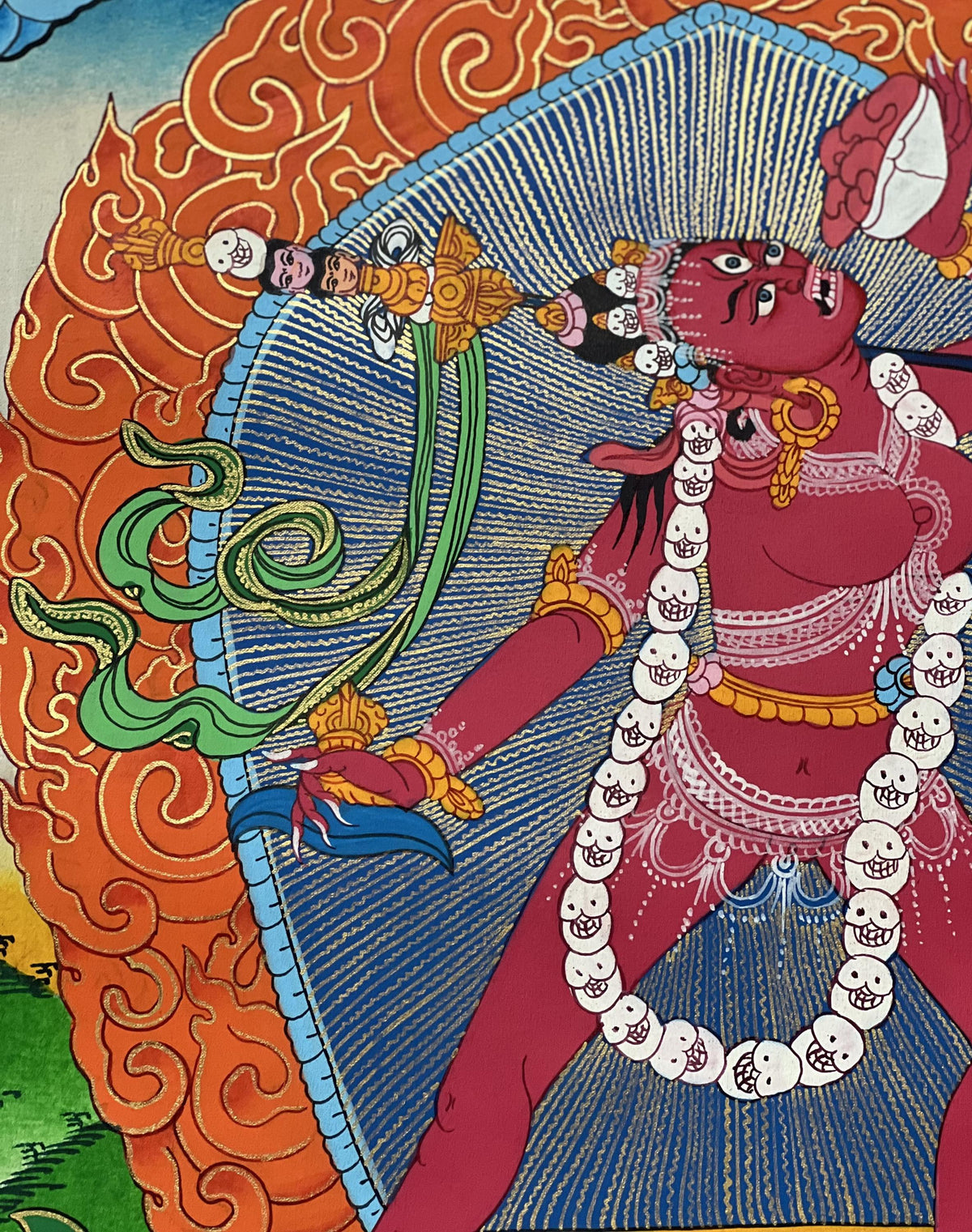 Vajrayogini Thangka Painting: Hand-Painted Tibetan Buddhist Tantra Art
