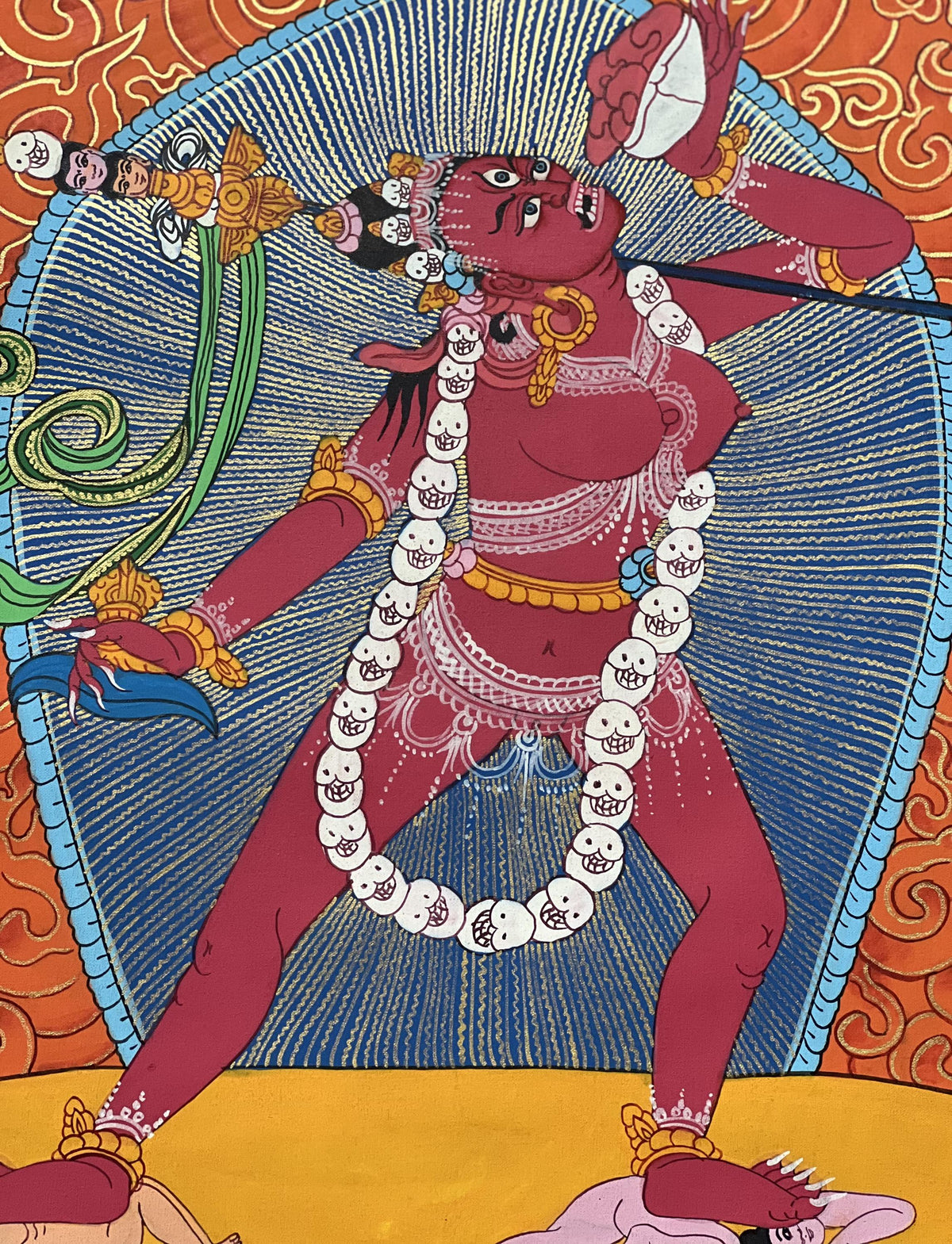 Vajrayogini Thangka Painting: Hand-Painted Tibetan Buddhist Tantra Art