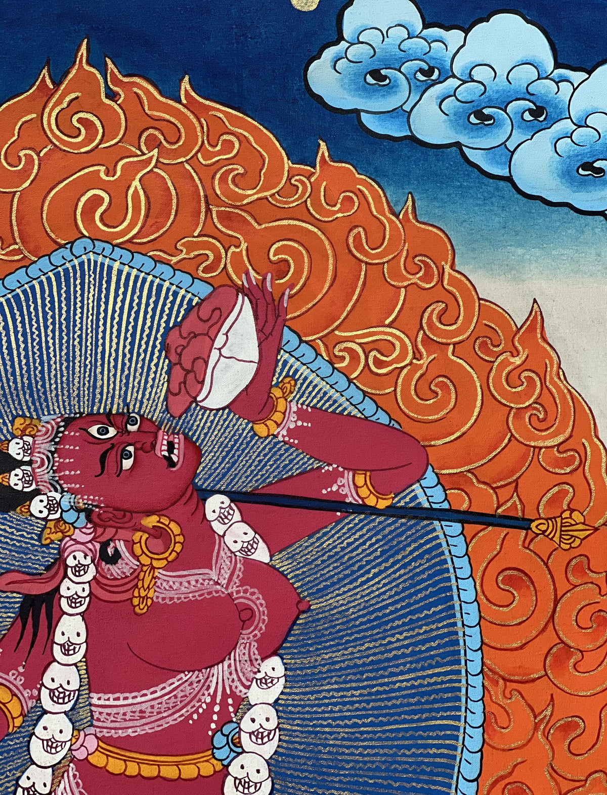 Vajrayogini Thangka Painting: Hand-Painted Tibetan Buddhist Tantra Art