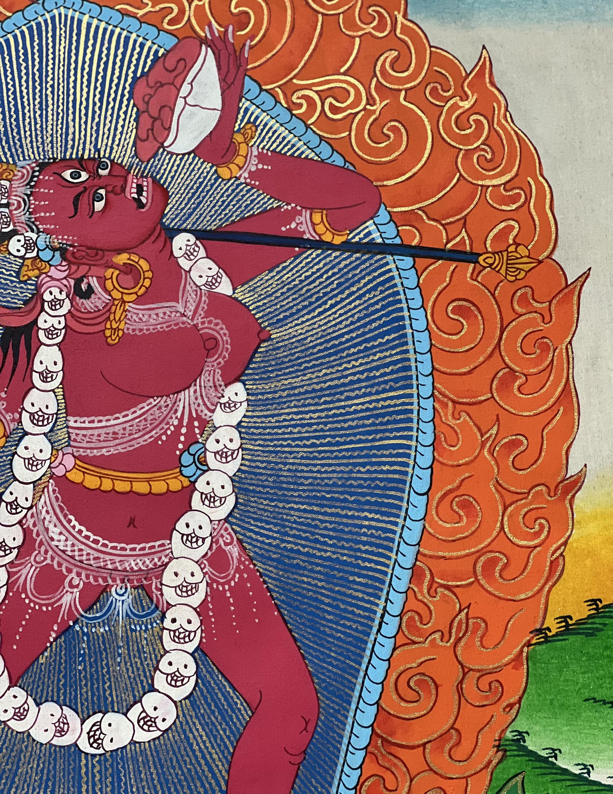 Vajrayogini Thangka Painting: Hand-Painted Tibetan Buddhist Tantra Art