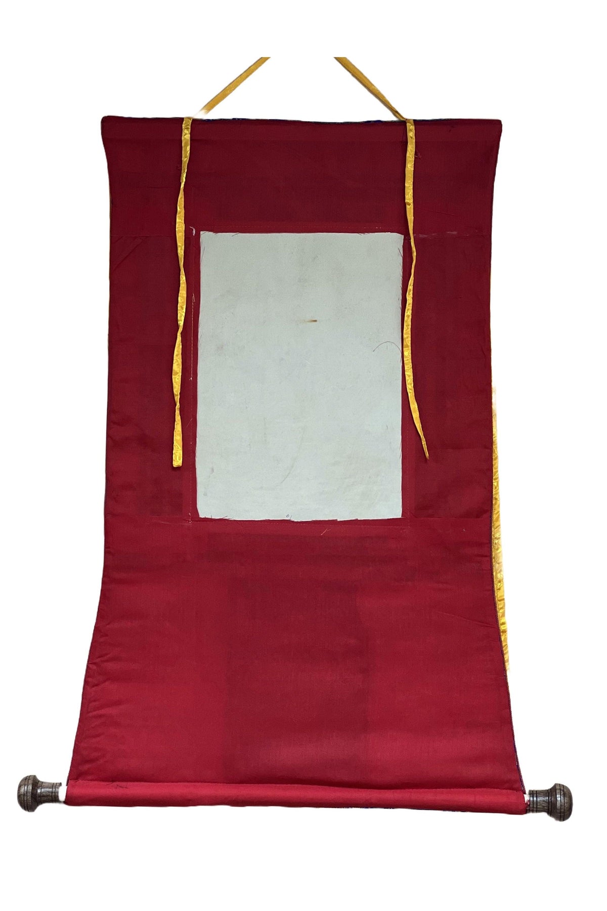 Oil-Varnished Lord Shiva Thangka, Mahadeva Hindu Painting with Silk Brocade, Hand-Painted in Nepal