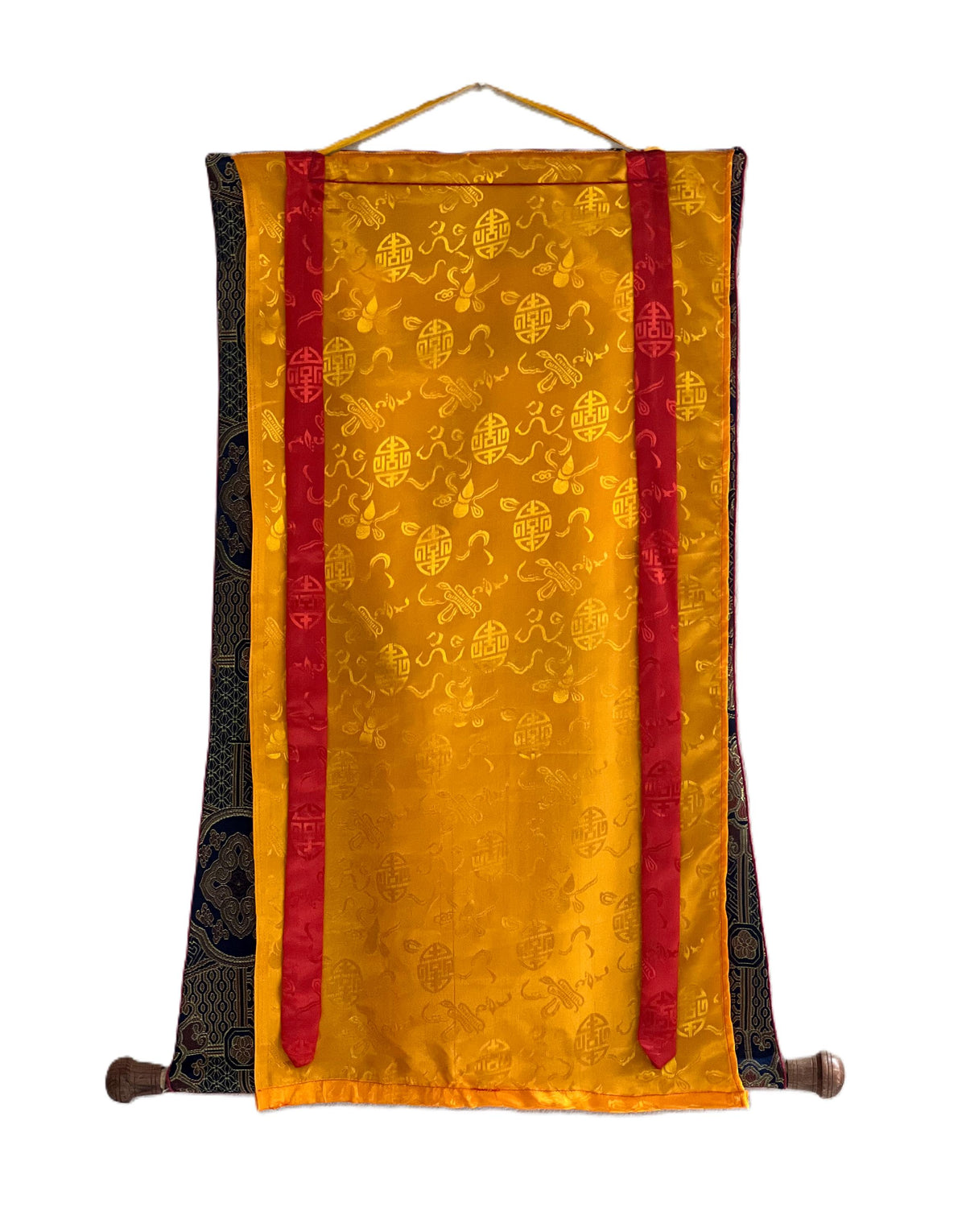Medicine Buddha Thangka Painting | Silk Framed Tibetan Artwork