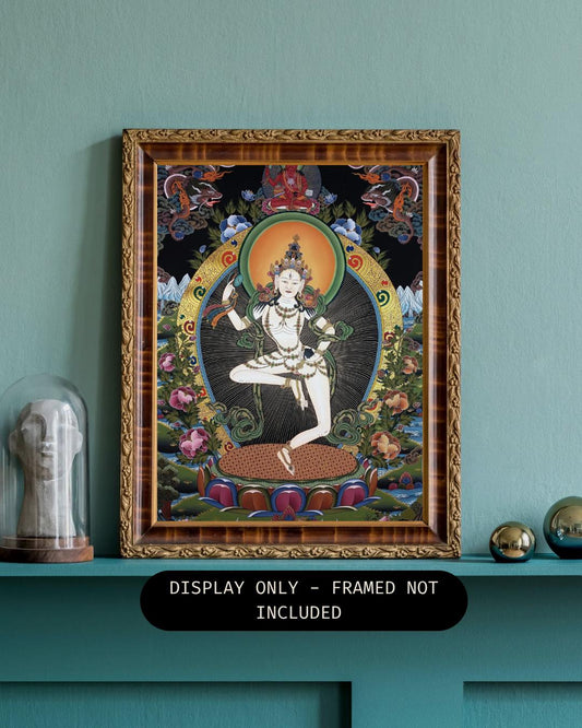Machig Labdrön Thangka Painting | Hand-Painted Tantric Buddhist Art