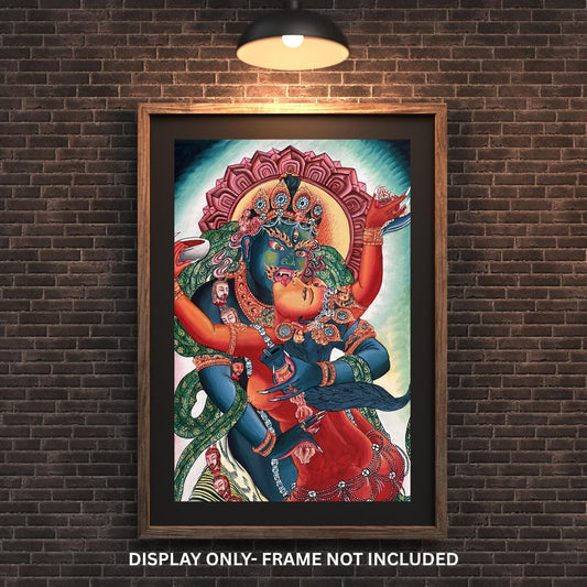 Chakrasamvara Shakti Yab-Yum Thangka | Newari Paubha Painting | Union of Bliss and Emptiness | Nepal Masterpiece