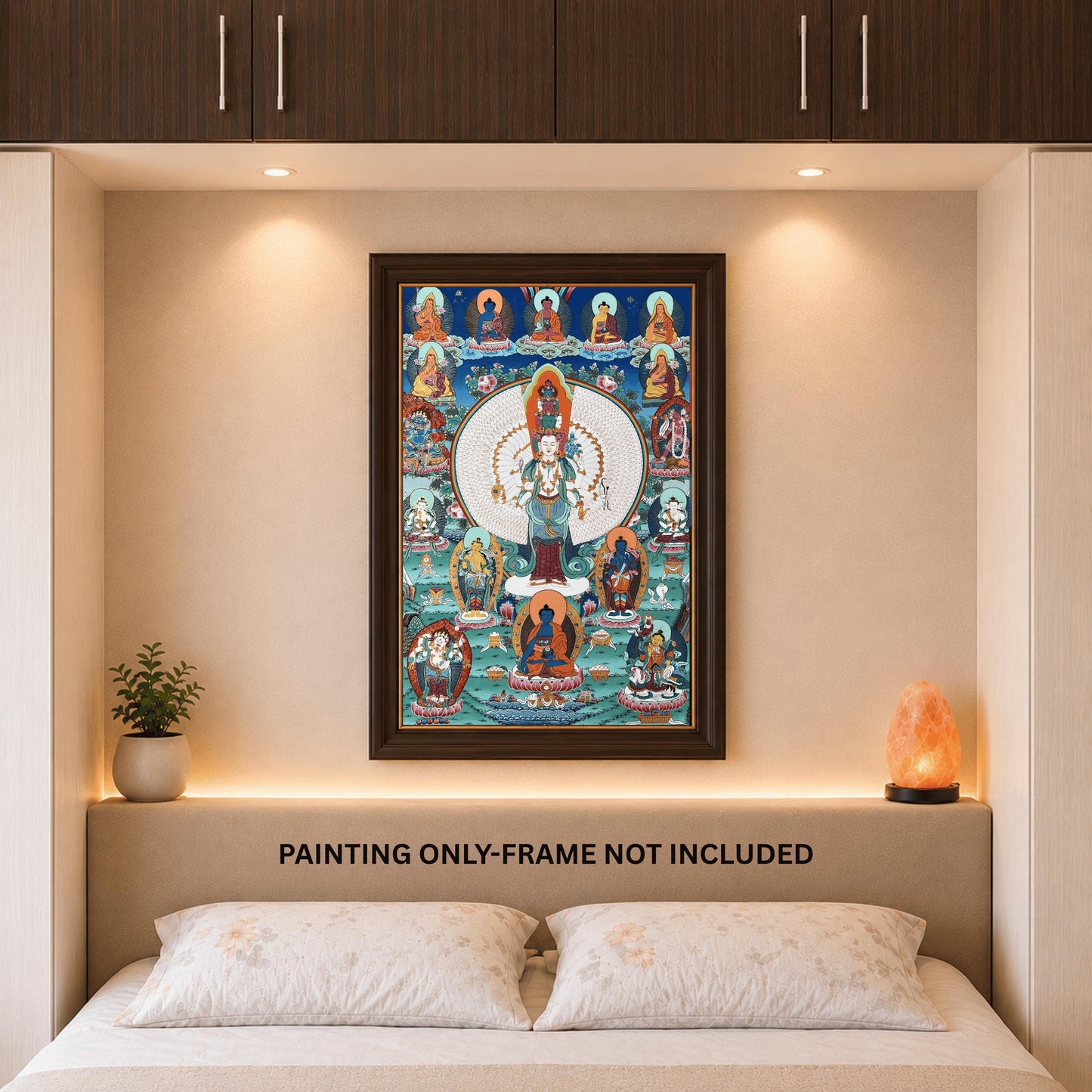 1000-Armed Avalokiteshvara Thangka | Hand-Painted Chenrezig Compassion Art