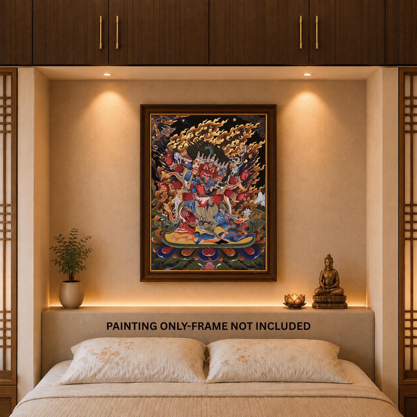 Hayagriva Thangka | Hand-Painted Tibetan Wrathful Deity Masterpiece Buddhist Art