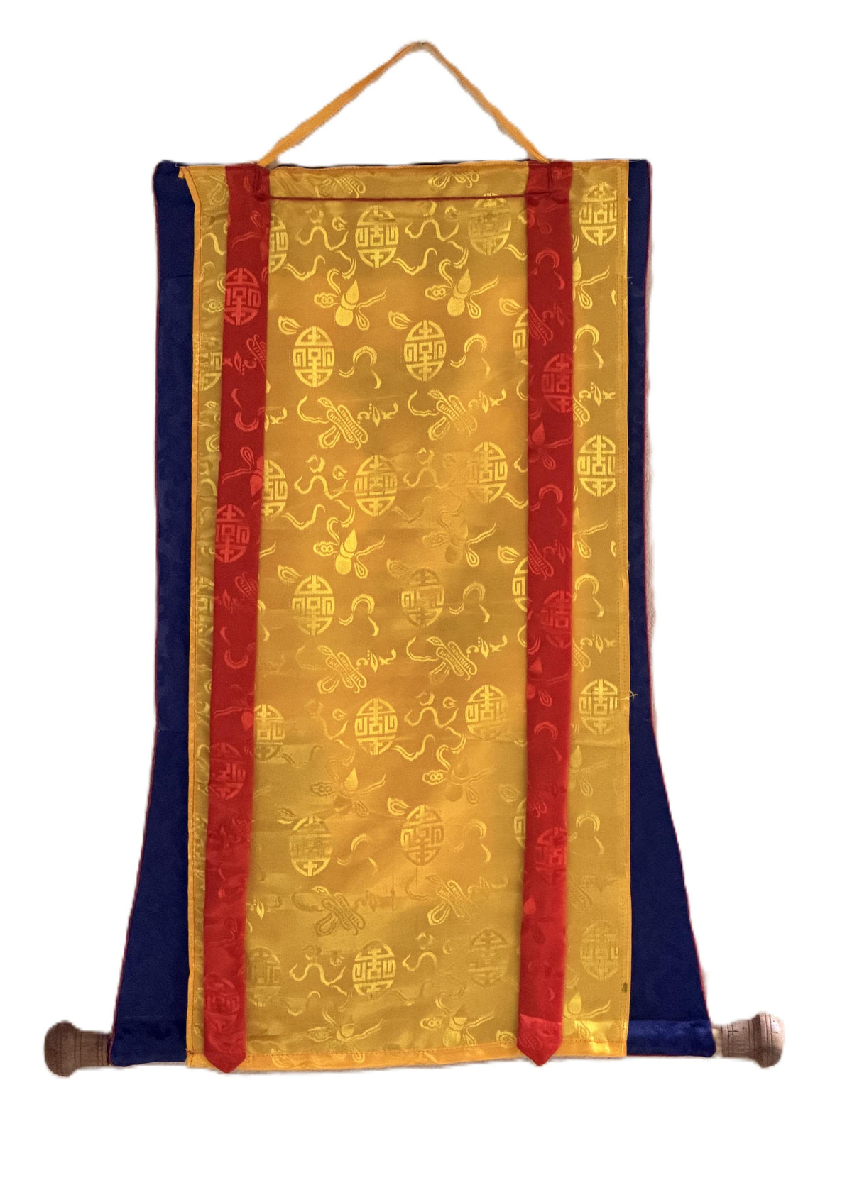White Tara Thangka with Silk Brocade | Hand-Painted Tibetan Buddhist Longevity and Healing Art