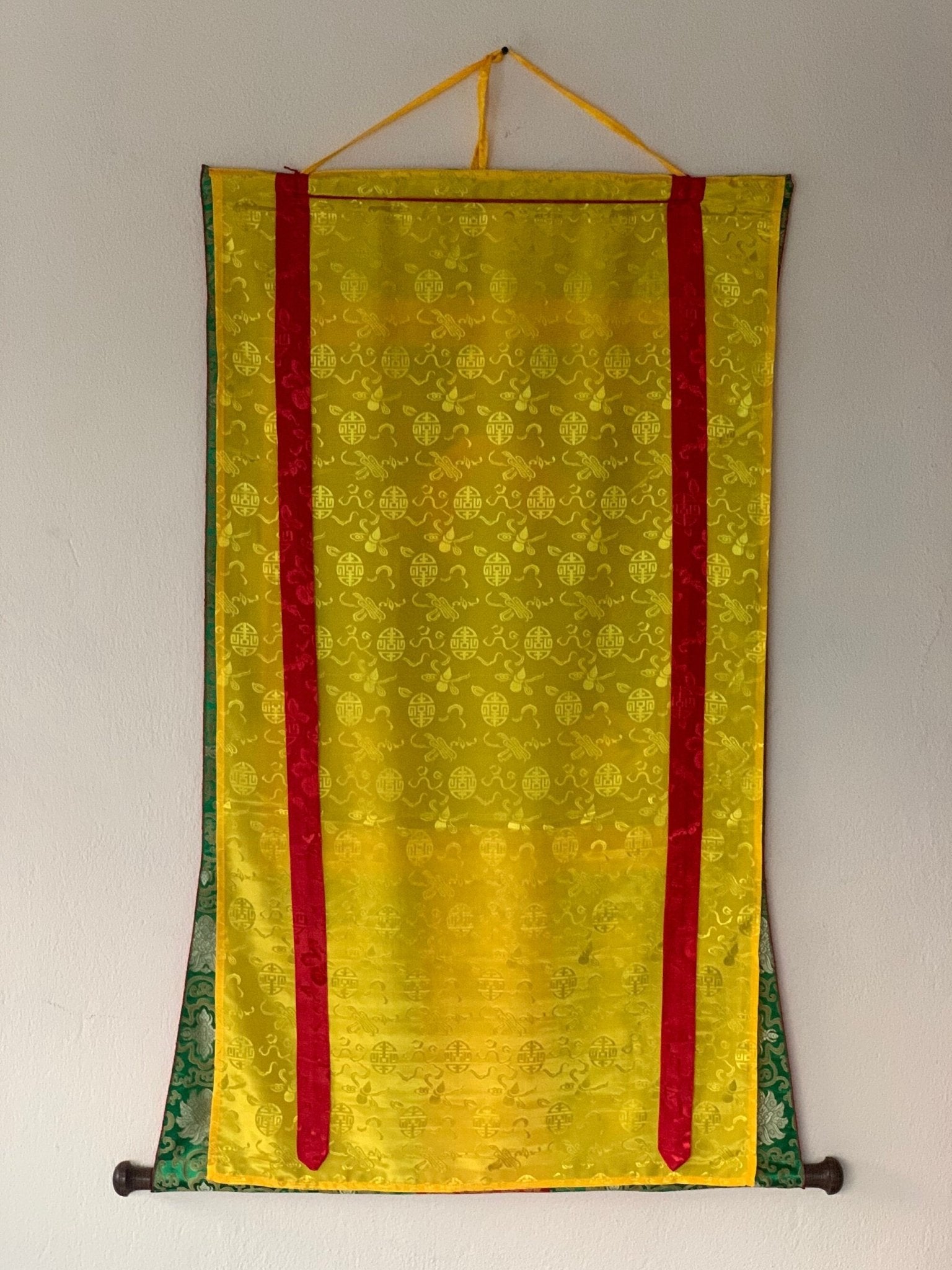 Original Hand - painted, Vajrasattva, Dorje Sempa Master Quality, 24 K Gold Thangka Painting, Compassion, Meditation Art with Silk Frame - Tibetan Thangka Art